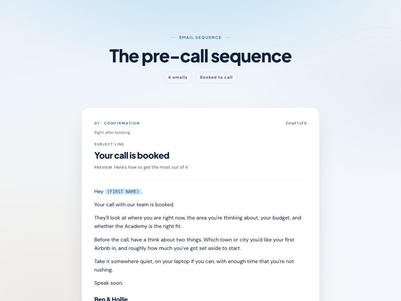 Pre-call preview