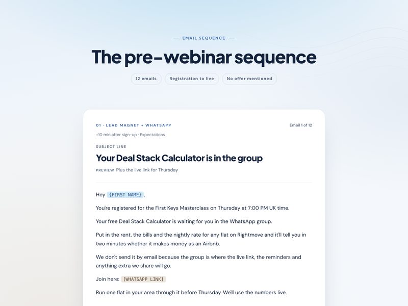 Pre-webinar preview