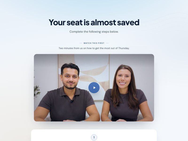 Thank-you page preview